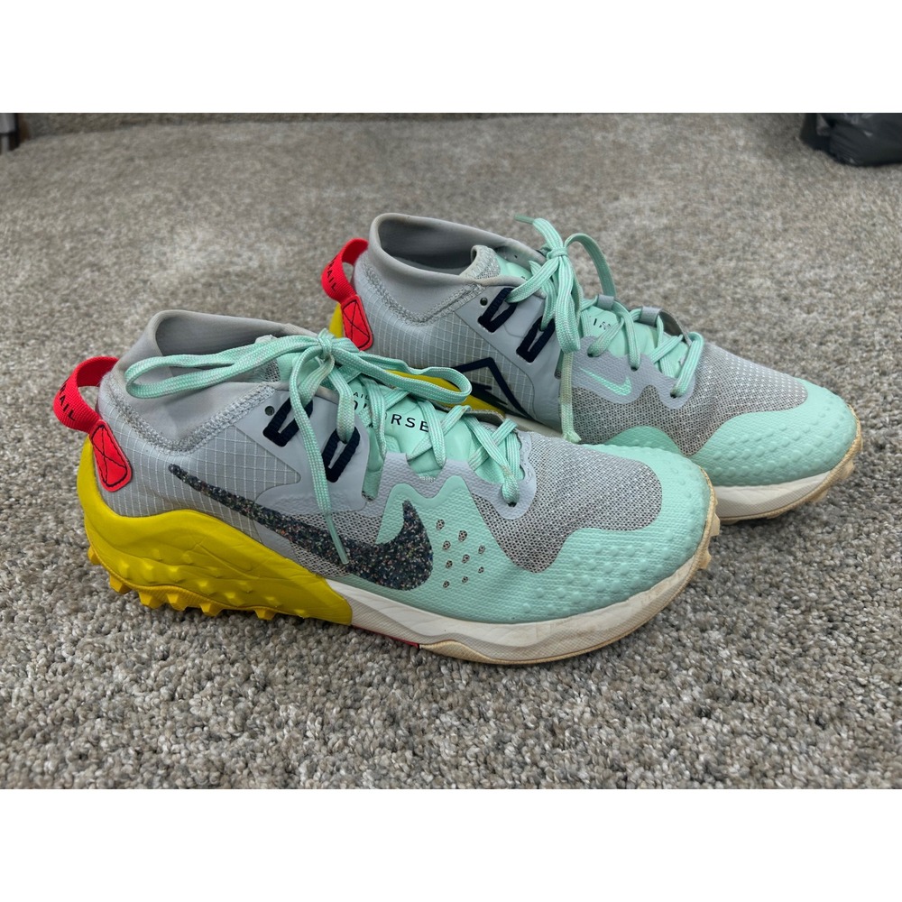 Nike Wildhorse 7 Trail Running Shoes Sea Glass Yellow CZ1856-003 Women's 8.5